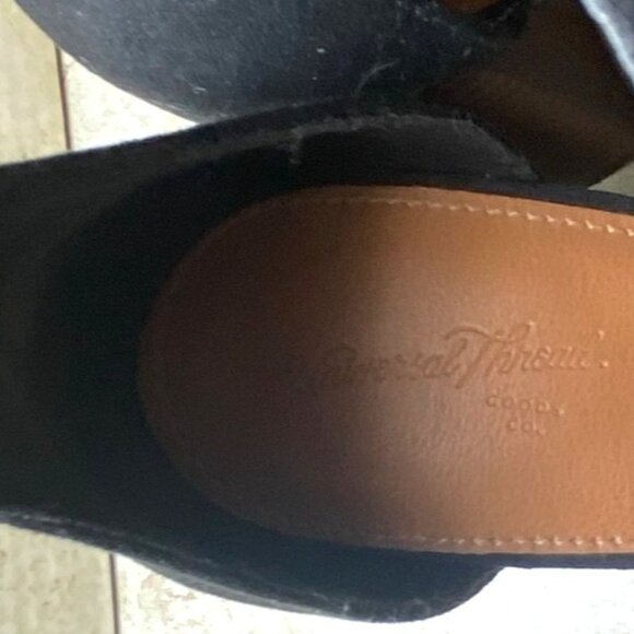 Womens Black Open-Toe Block Heel Sandals With Ankle Straps & Buckle Closure Sz 8 - Picture 3 of 8